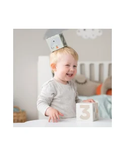 Cubi Impilabili - 5 Pezzi- Deer Friends - 12m+