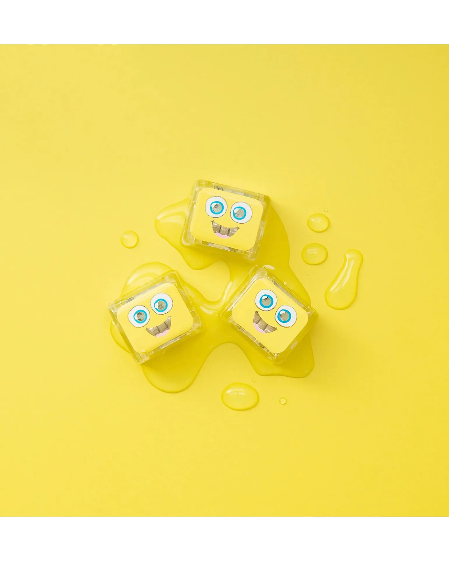 Cubi Luminosi Alex - Giallo - Set da 4 - Adatto da 3 Anni