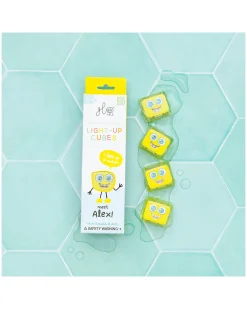 Cubi Luminosi Alex - Giallo - Set da 4 - Adatto da 3 Anni