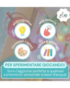 Cubi Luminosi Blair - Blu - Set da 4 - Adatto da 3 Anni