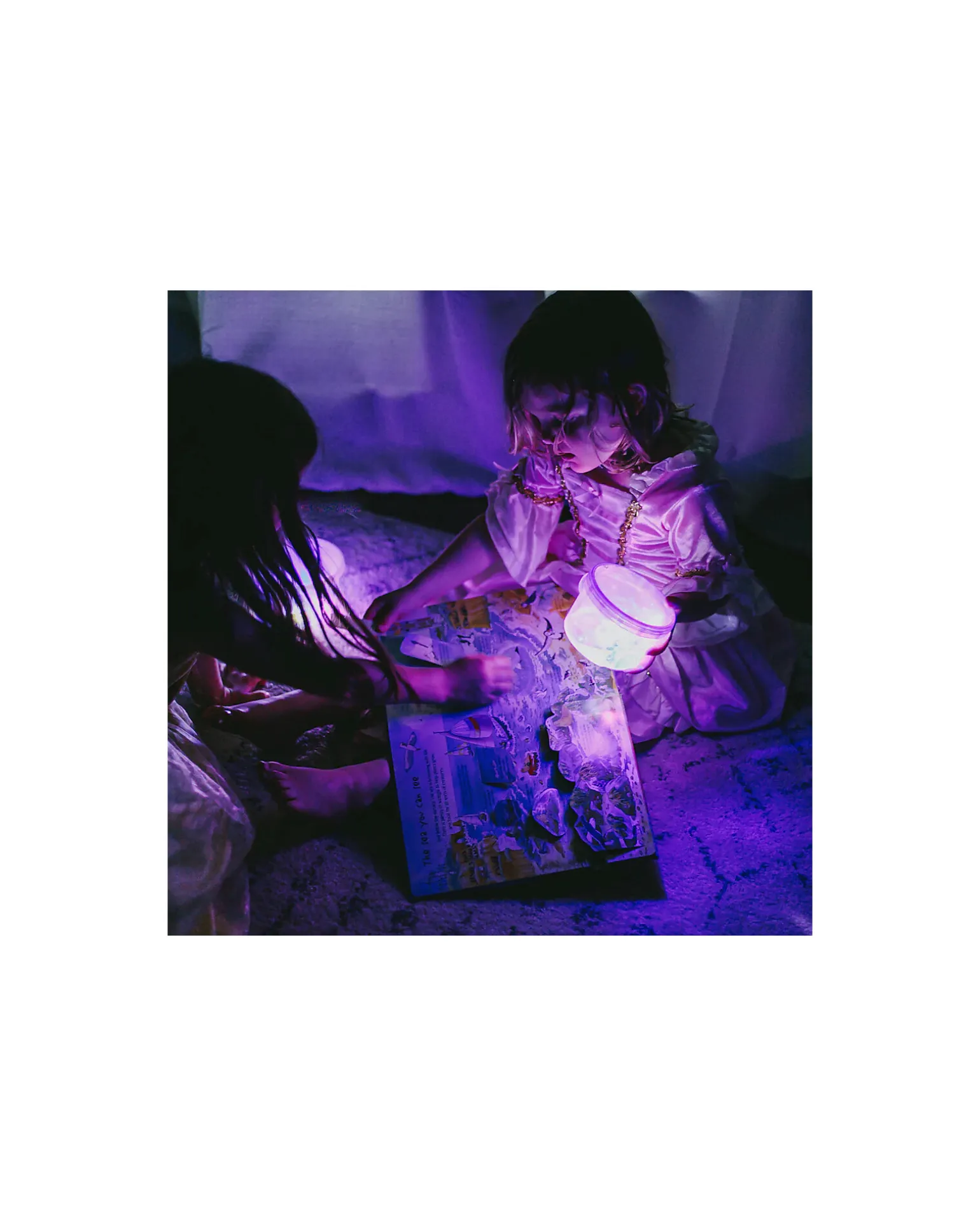 Cubi Luminosi Lumi - Viola - Set da 4 - Adatto da 3 Anni