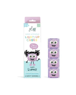 Cubi Luminosi Lumi - Viola - Set da 4 - Adatto da 3 Anni