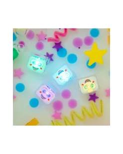 Cubi Luminosi Party Pal - Bianco - Set da 4 - Adatto da 3 Anni