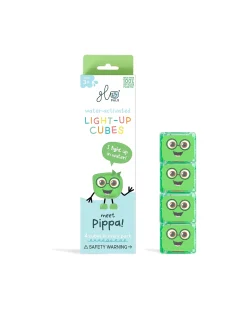 Cubi Luminosi Pippa - Verde - Set da 4 - Adatto da 3 Anni