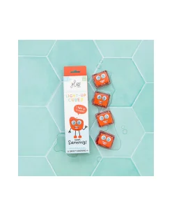 Cubi Luminosi Sammy - Rosso - Set da 4 - Adatto da 3 Anni
