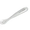 Cucchiaio Ergonomico Prime Pappe - Silicone - Grigio - Maneggevole per gli Adulti e Delicato per i Bambini
