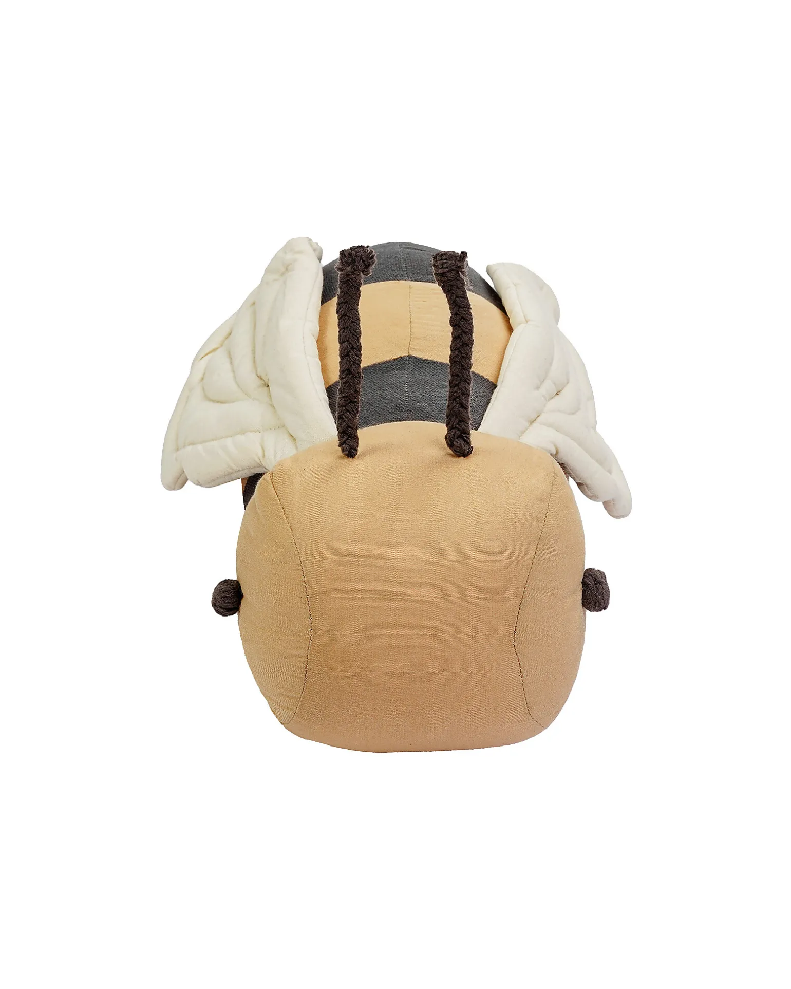 Cuscino - Buzzy Bee - Nero/Giallo - 100% Cotone - Collezione Planet Bee - 14 x 36 cm