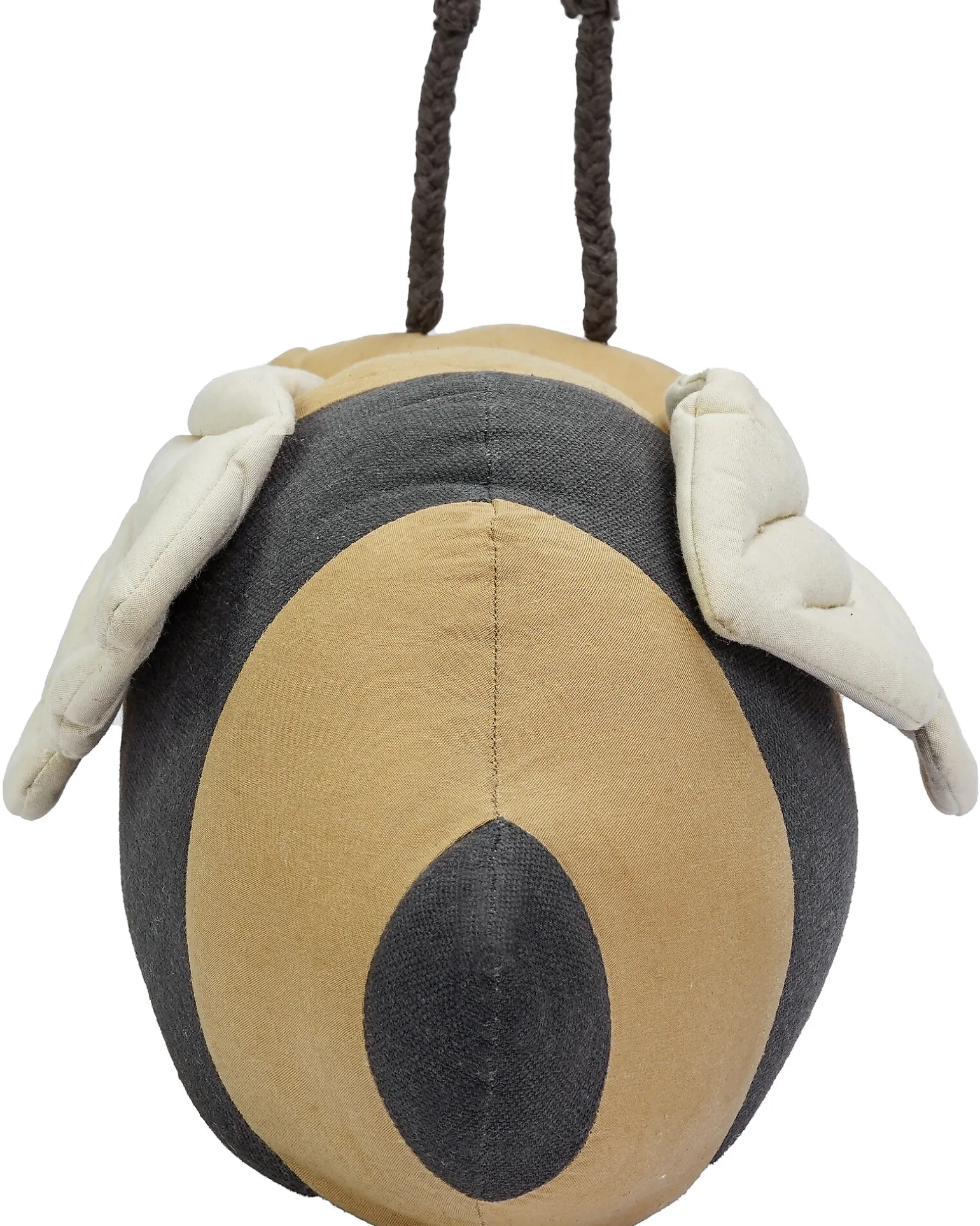 Cuscino - Buzzy Bee - Nero/Giallo - 100% Cotone - Collezione Planet Bee - 14 x 36 cm