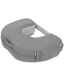 Cuscino da Allattamento Elysia - Harmony Grey - Bamboo - Si Adatta alla Crescita del Bambino
