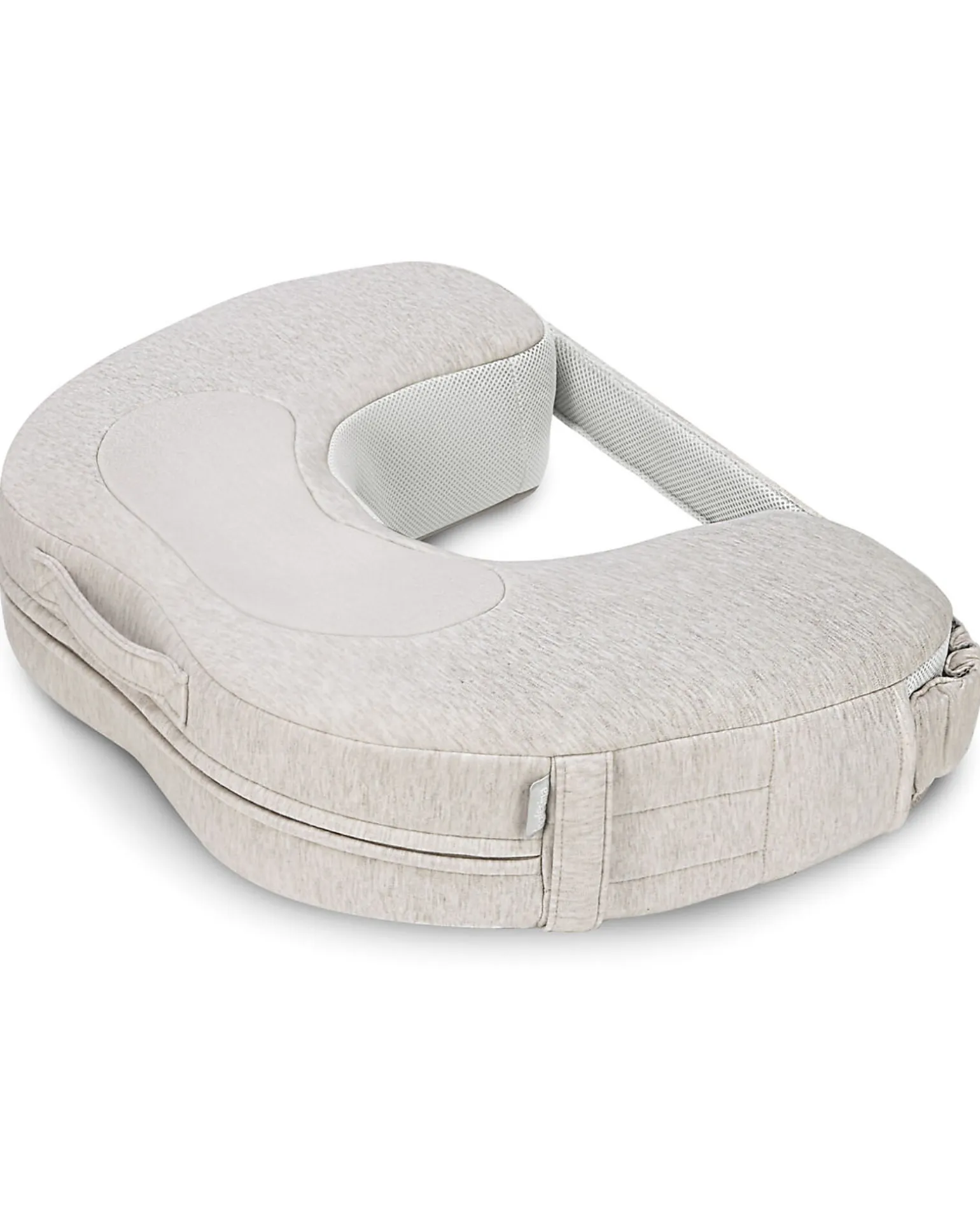 Cuscino da Allattamento Elysia - Quiet Beige - Bamboo - Si Adatta alla Crescita del Bambino