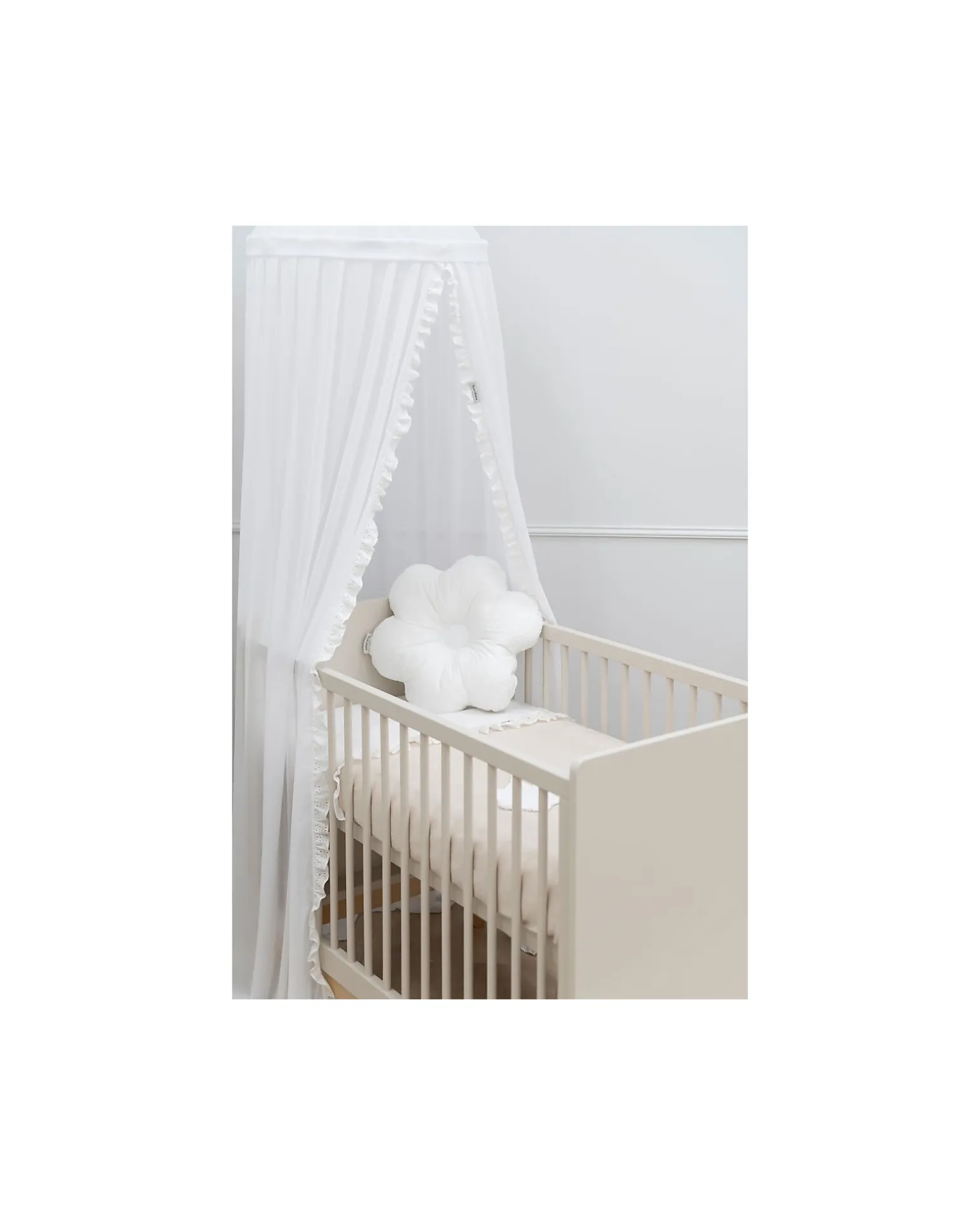 Cuscino Fiore Calm - Bianco - Cotone