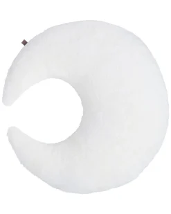 Cuscino Luna Sense - Bianco - Velluto a Coste - 45x40 cm