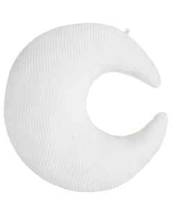 Cuscino Luna Sense - Bianco - Velluto a Coste - 45x40 cm