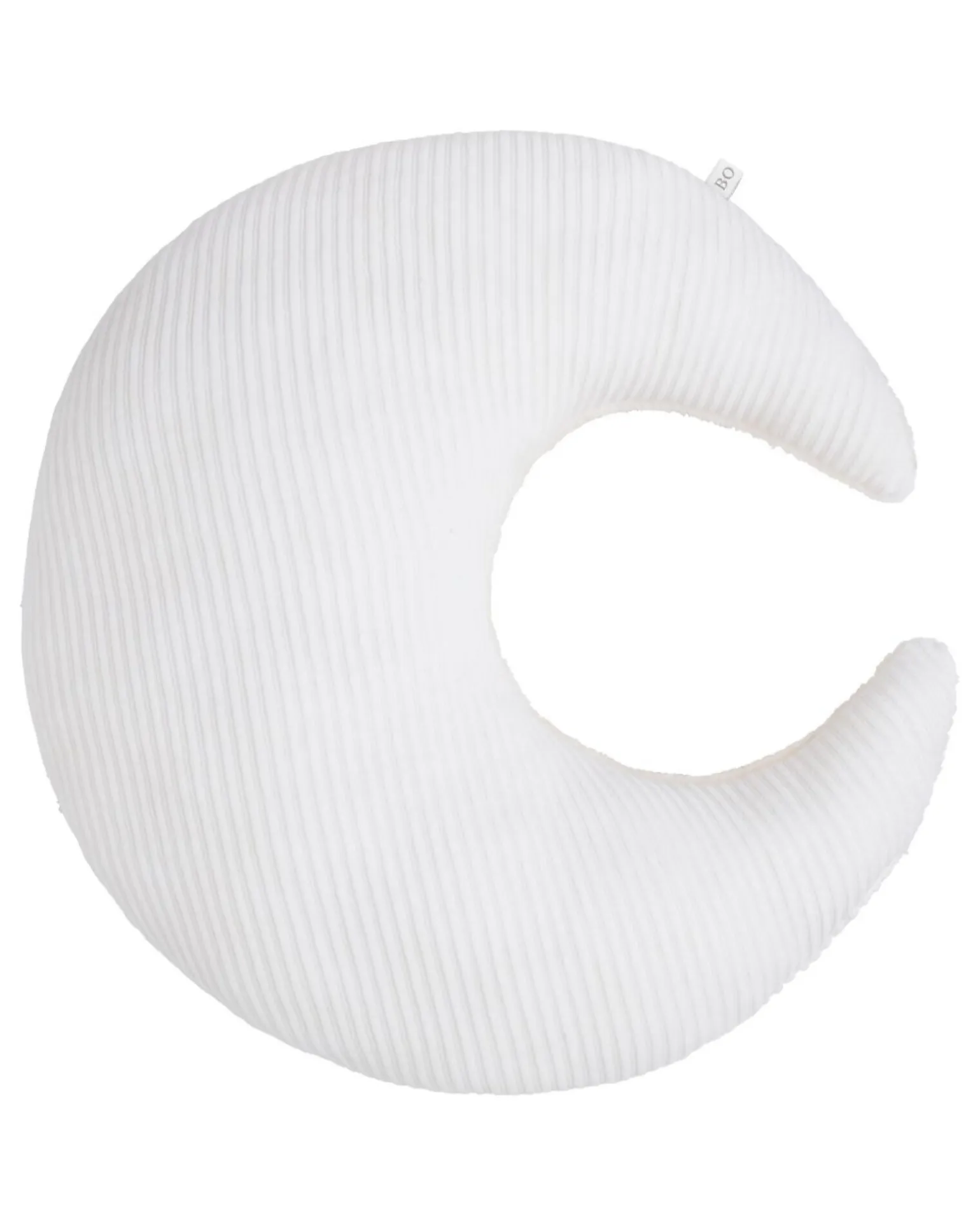 Cuscino Luna Sense - Bianco - Velluto a Coste - 45x40 cm