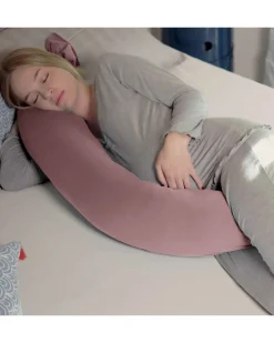 Cuscino Mirai 2 in 1 per Gravidanza e Allattamento - Rosa