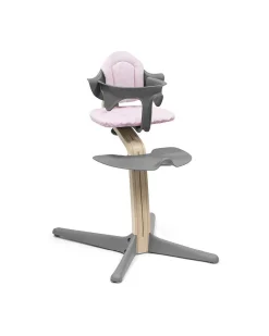 Cuscino per Seggiolone Evolutivo Nomi - Grey Pink - Reversibile