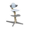 Cuscino per Seggiolone Evolutivo Nomi - Grey Blue - Reversibile