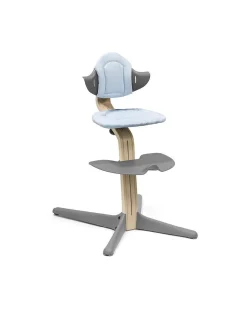 Cuscino per Seggiolone Evolutivo Nomi - Grey Blue - Reversibile
