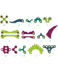 Dino Adventure Pack - 36 pezzi - Gioco Magnetico STEAM - 6+ Anni