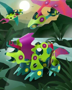 Dino Adventure Pack - 36 pezzi - Gioco Magnetico STEAM - 6+ Anni