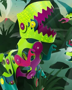 Dino Adventure Pack - 36 pezzi - Gioco Magnetico STEAM - 6+ Anni