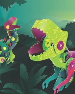 Dino Discovery Pack - 22 pezzi - Gioco Magnetico STEAM - 6+ Anni