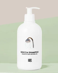 Doccia Shampoo Mamma & Papà “Gustavino” 500ml (estratti di oliva, cardamomo e capelvenere)