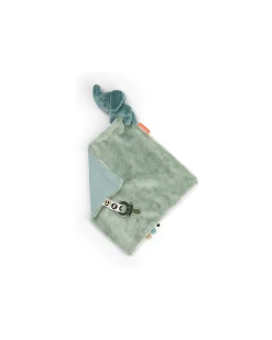 Doudou con Reggiciuccio Deer Friends - Elphee - Blu - 28 x 28 cm - 0+