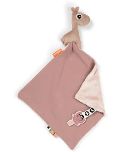 Doudou con Reggiciuccio Deer Friends - Raffi - Cipria - 28 x 28 cm - 0+