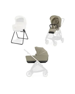 Electa System Duo - Hangar Beige - Seduta All Season + Culla Open Up