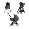 Electa System Quattro DUO - Garage Grey - Passeggino + Culla Standup + Telaio Bronze Black