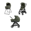 Electa System Quattro DUO - Loft Green - Passeggino + Culla Standup + Telaio Iron Black