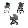 Electa System Quattro DUO - Studio Grey - Passeggino + Culla Standup + Telaio Iron Black