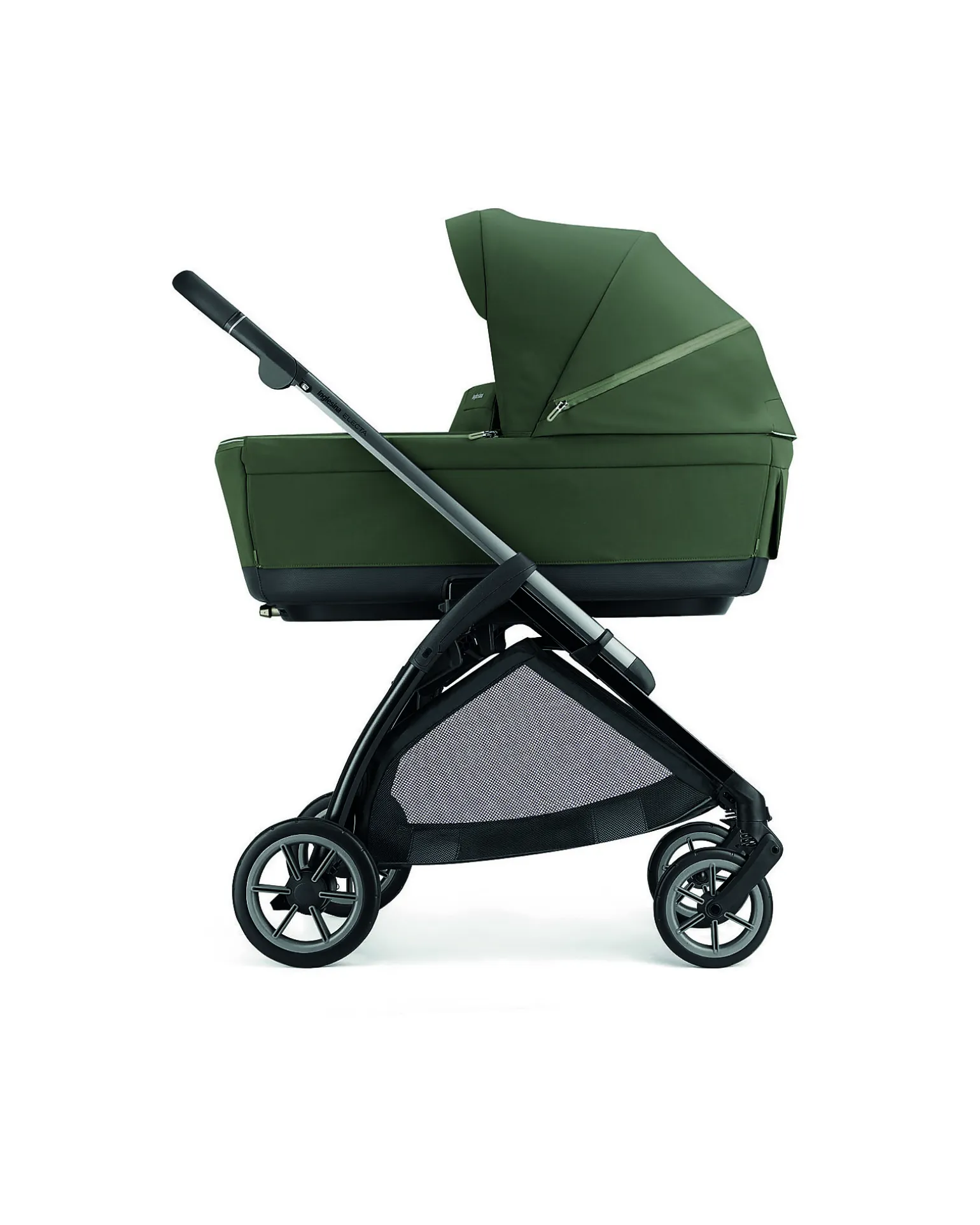 Electa System Quattro - Loft Green - Seduta All Season + Culla Open Up + Standup + Seggiolino Auto Darwin Recline
