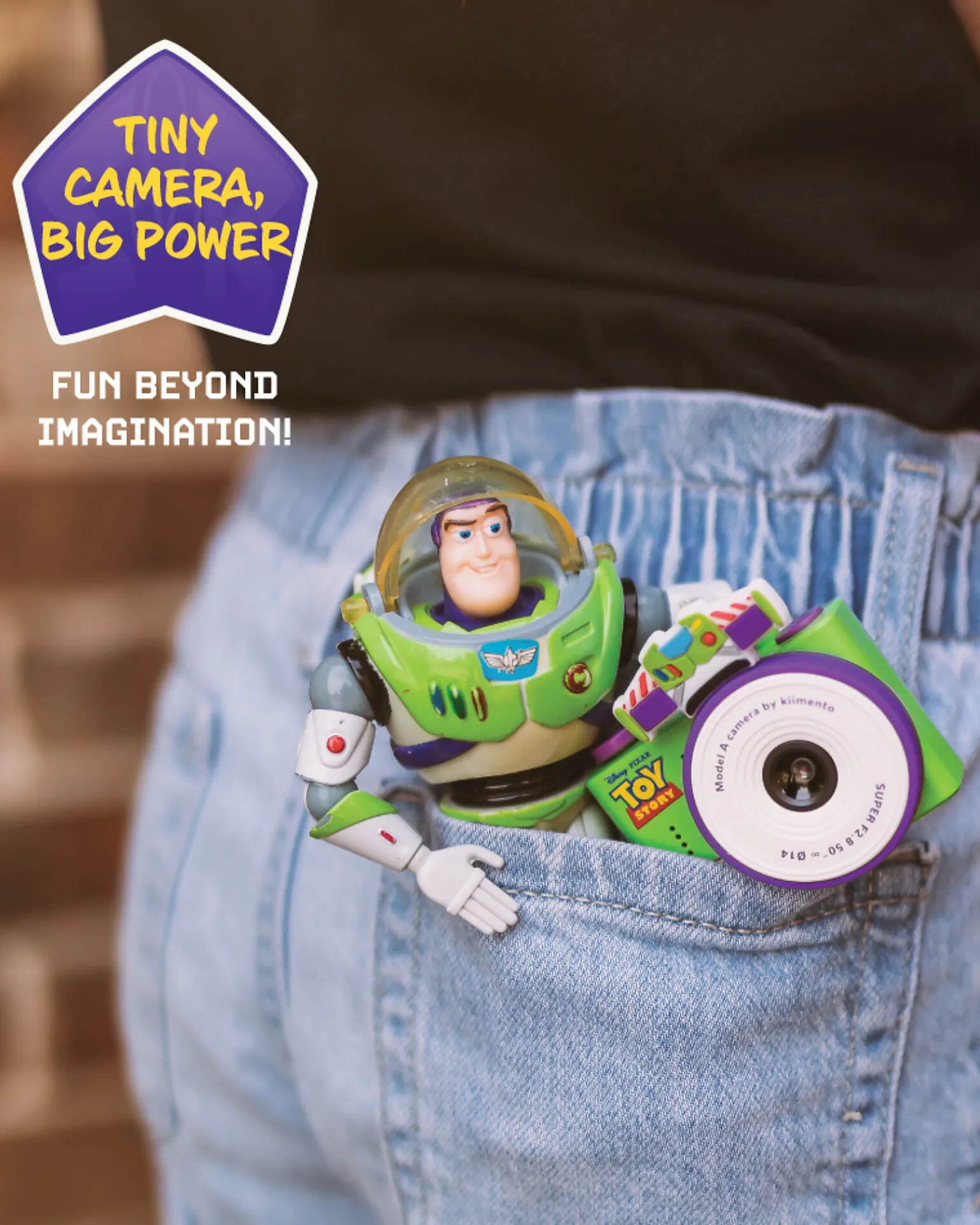 Fotocamera Digitale Mini Kiimento - Buzz Lightyear - Foto e Video - Dai 3 Anni