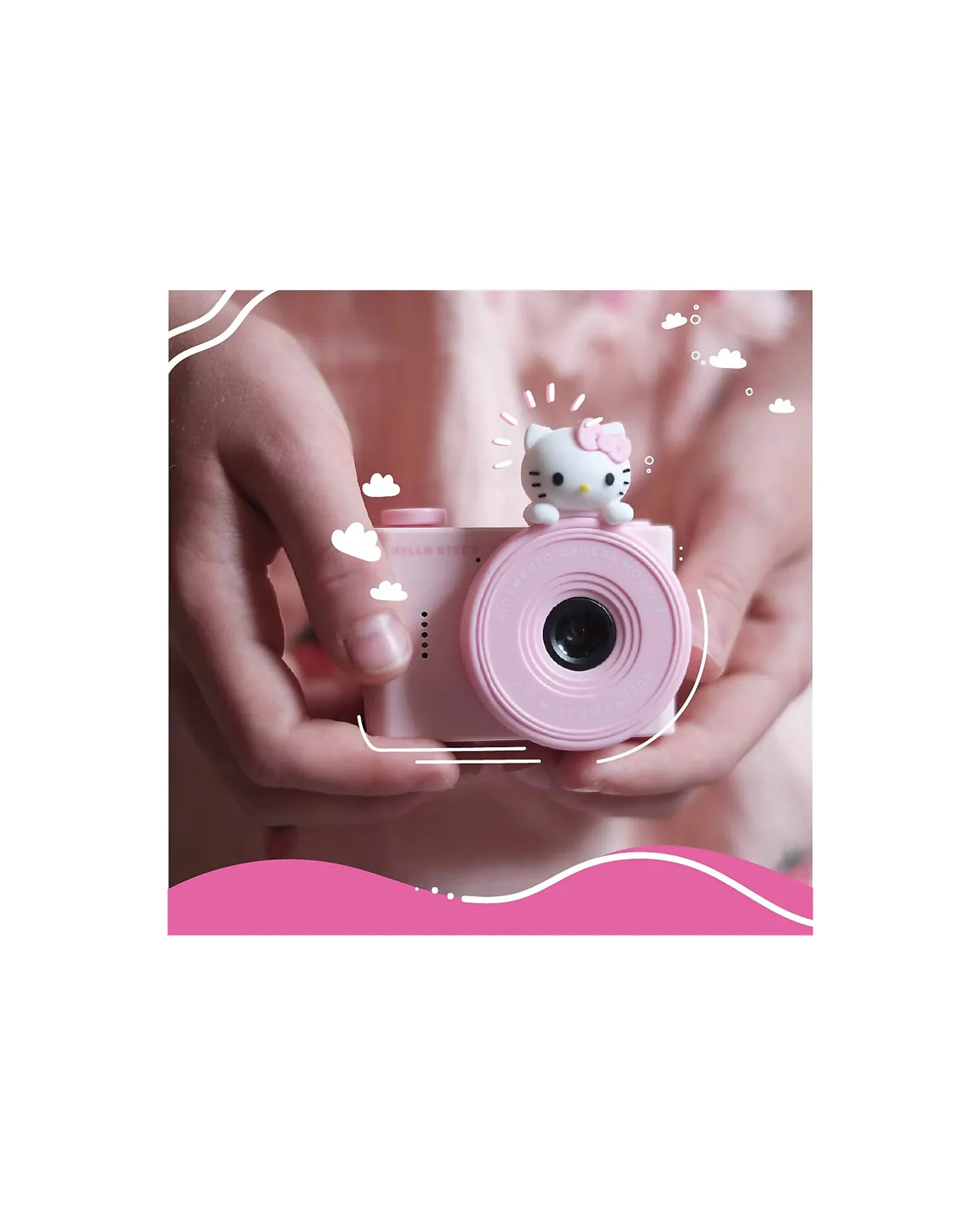Fotocamera Digitale Mini Kiimento - Hello Kitty - Foto e Video - Dai 3 Anni