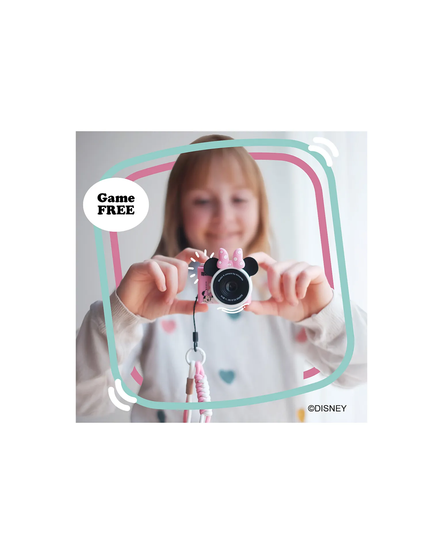 Fotocamera Digitale Mini Kiimento - Minnie Mouse - Foto e Video - Dai 3 Anni