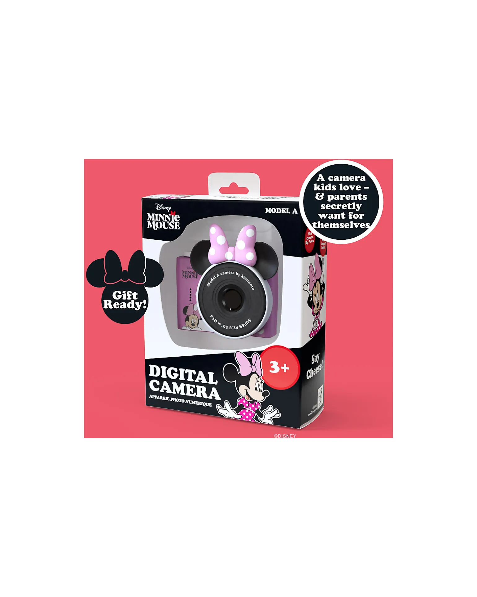 Fotocamera Digitale Mini Kiimento - Minnie Mouse - Foto e Video - Dai 3 Anni