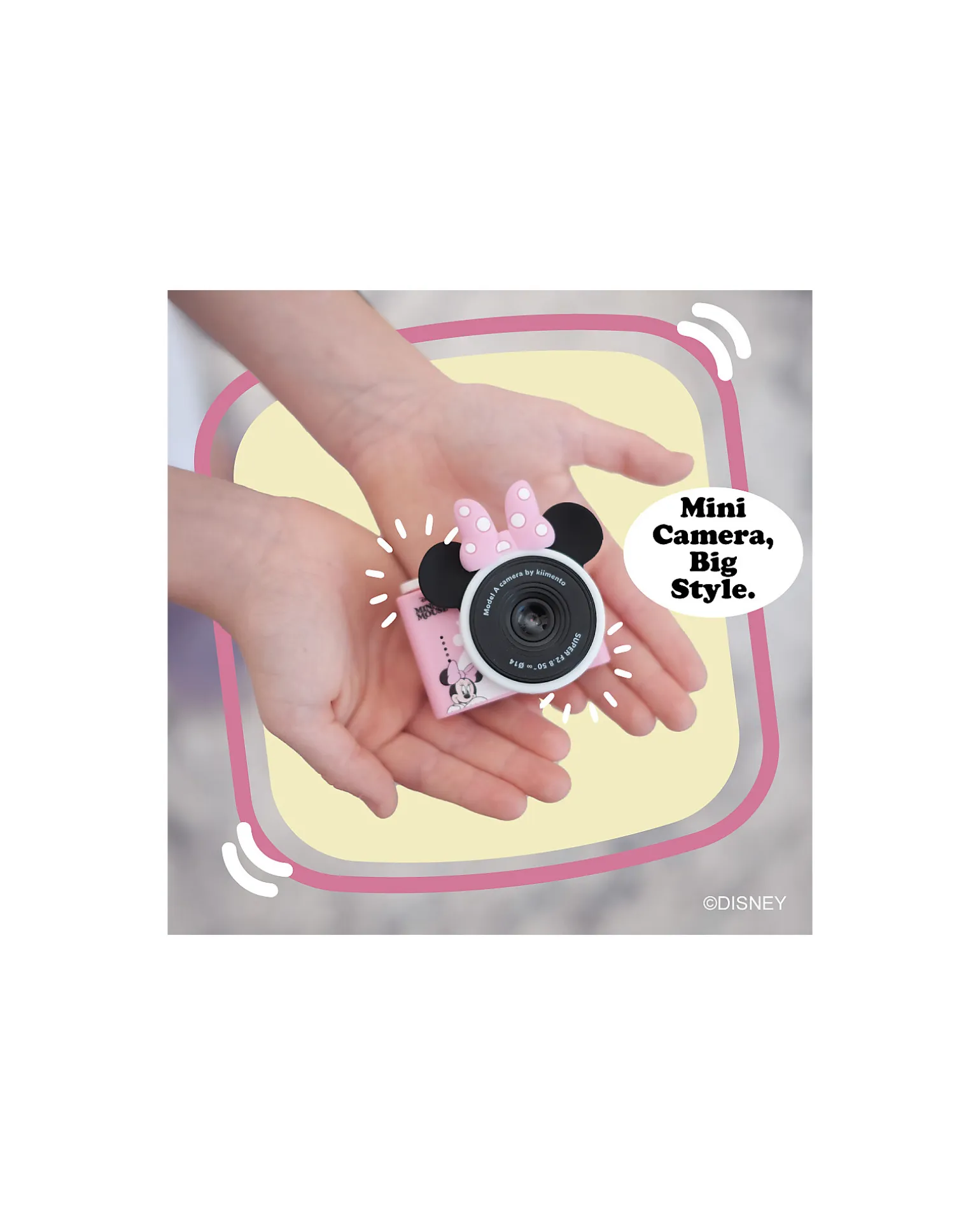 Fotocamera Digitale Mini Kiimento - Minnie Mouse - Foto e Video - Dai 3 Anni