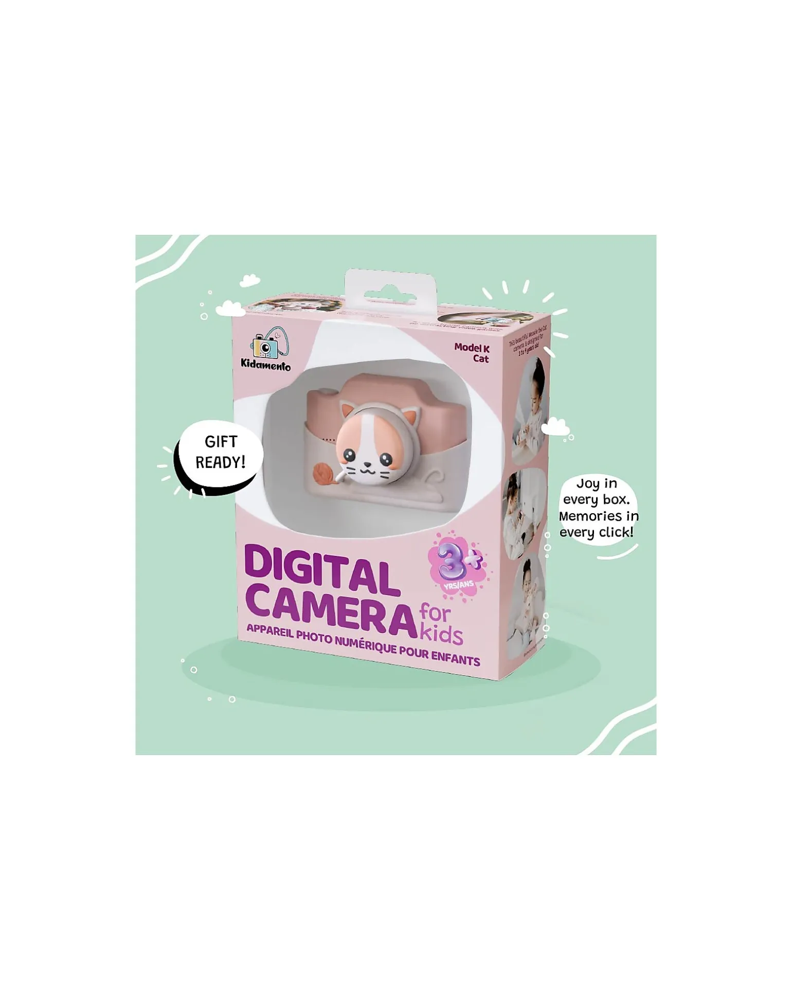 Fotocamera Digitale Touchscreen Kiimento - Meowie il Gatto - Foto e Video - Dai 5 Anni