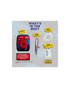 Fotocamera Istantanea Digitale Kiimento - Spider-Man - Stampa Ink-Free - Dai 8 Anni