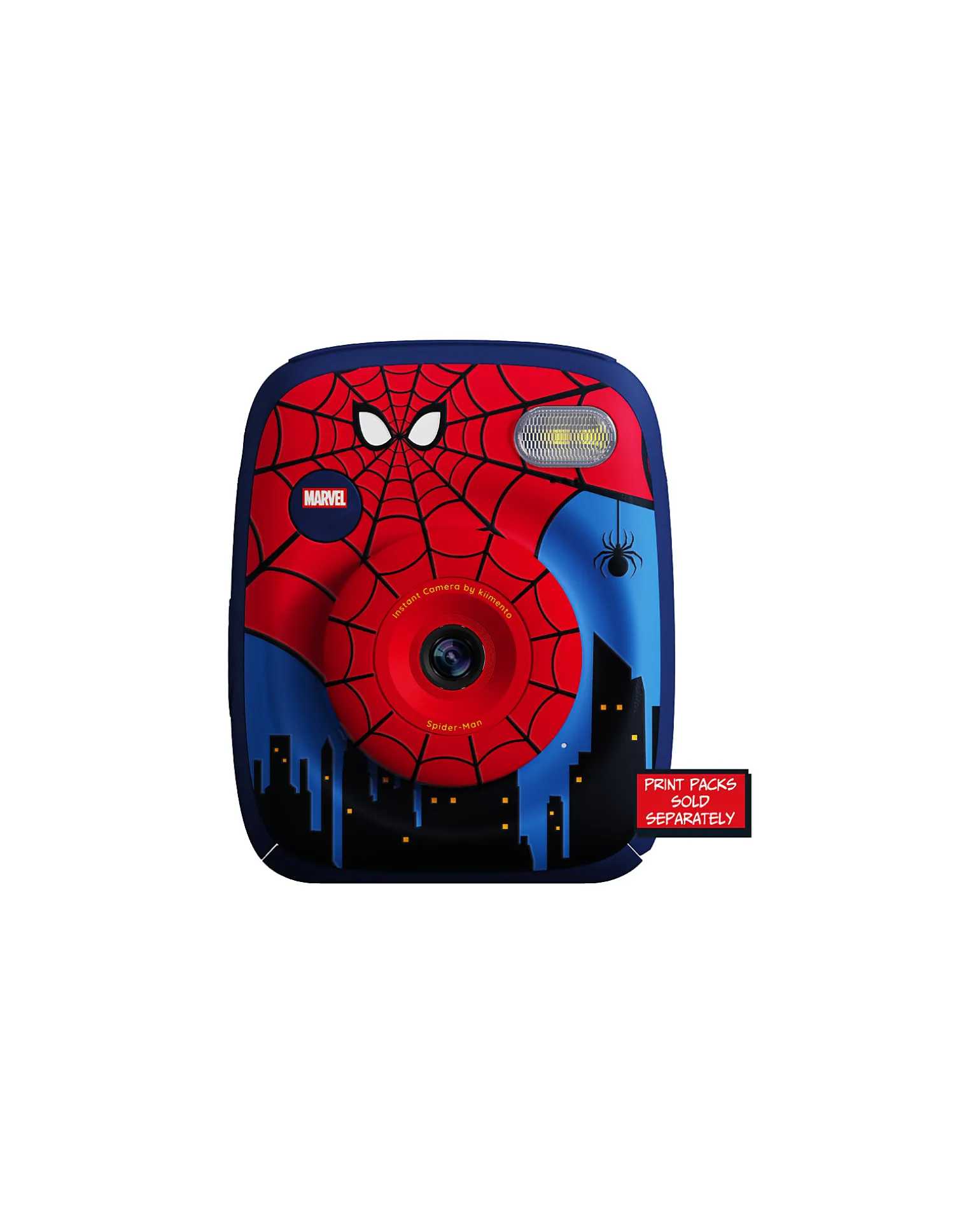 Fotocamera Istantanea Digitale Kiimento - Spider-Man - Stampa Ink-Free - Dai 8 Anni