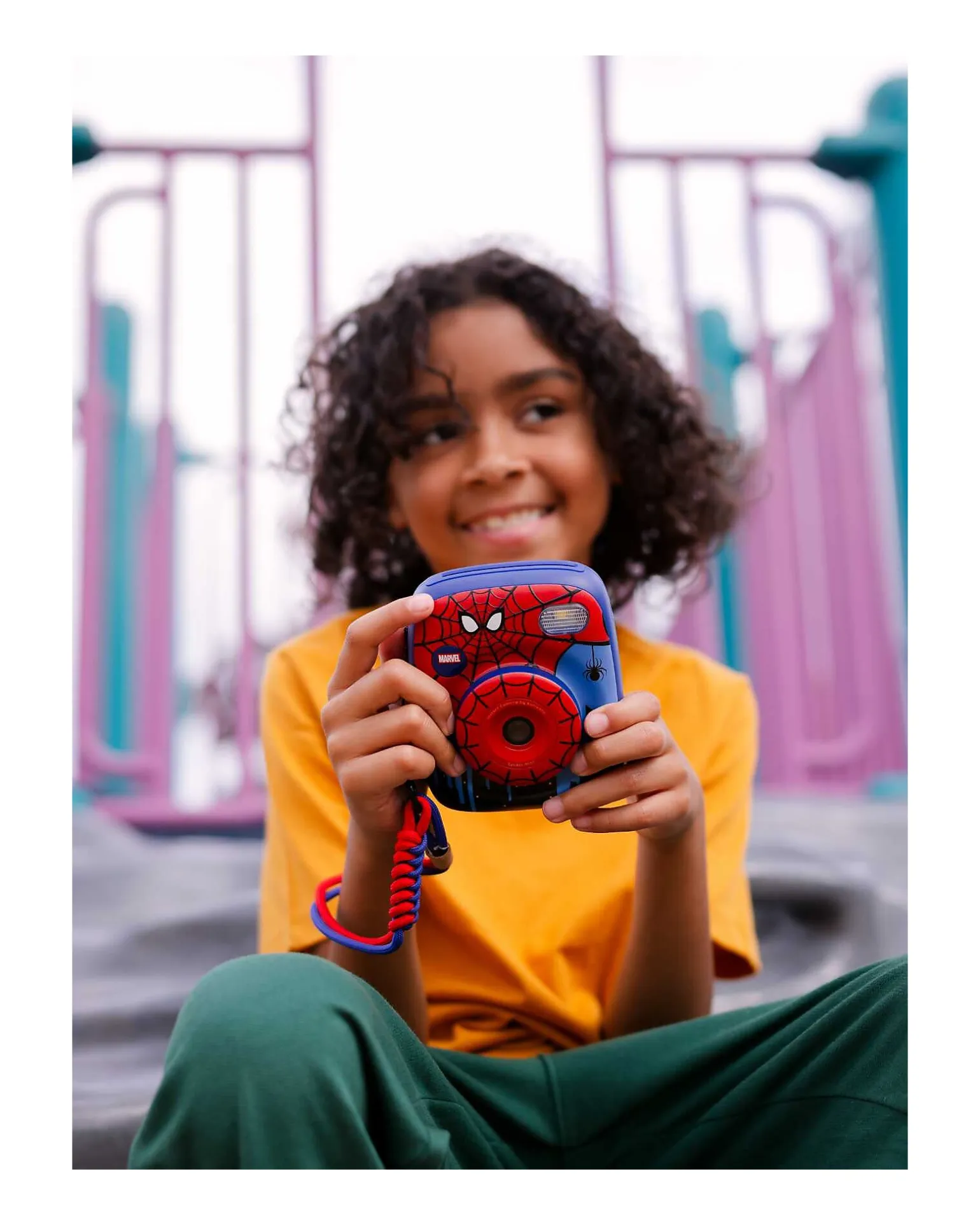 Fotocamera Istantanea Digitale Kiimento - Spider-Man - Stampa Ink-Free - Dai 8 Anni