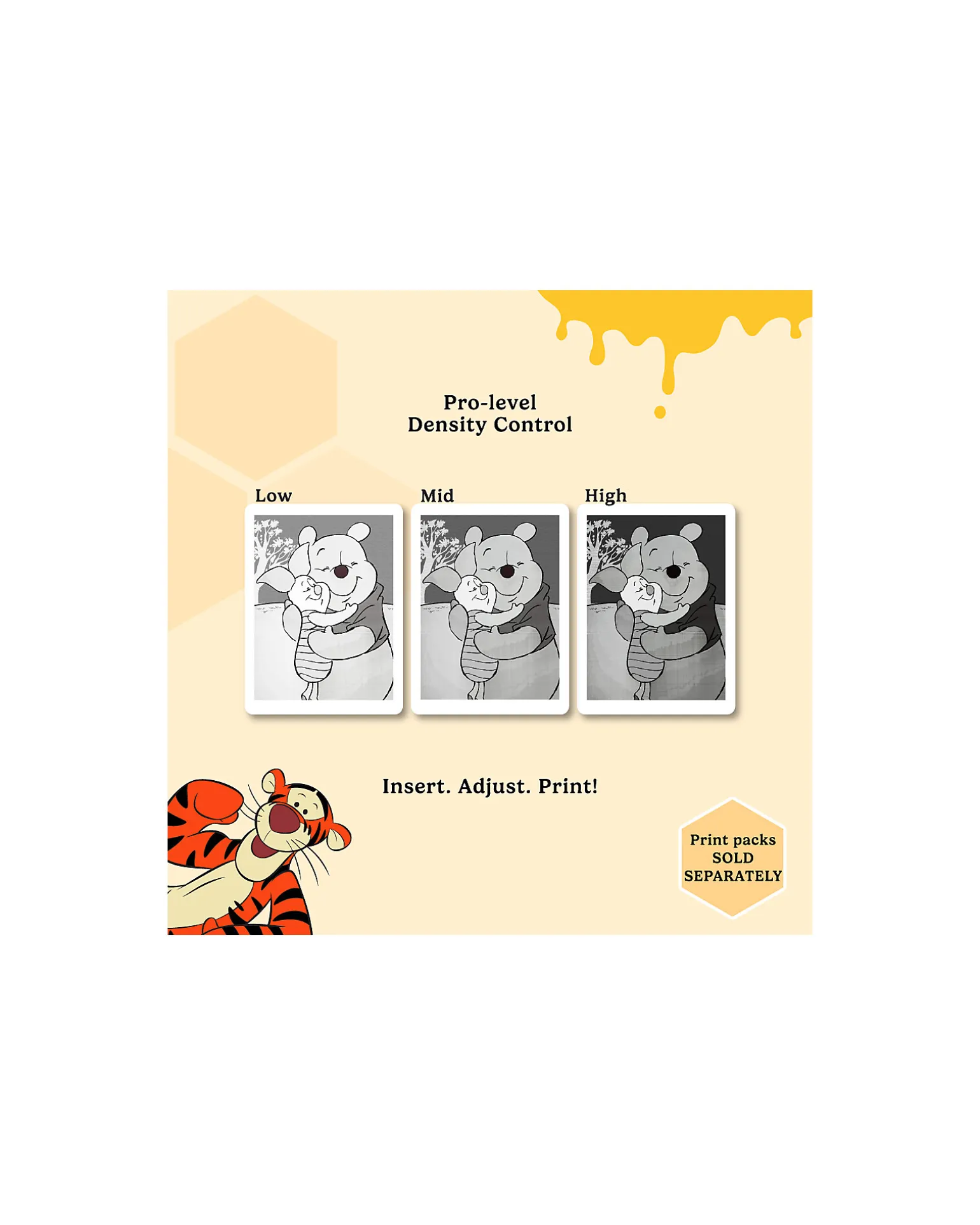 Fotocamera Istantanea Digitale Kiimento - Winnie the Pooh - Stampa Ink-Free - Dai 8 Anni