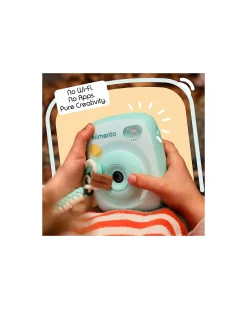Fotocamera Istantanea Digitale Kiimento - Menta - Stampa Ink-Free - Dai 8 Anni