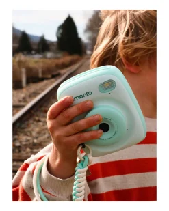 Fotocamera Istantanea Digitale Kiimento - Menta - Stampa Ink-Free - Dai 8 Anni