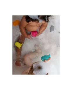 Giochi da Bagno in Silicone Combinabili Büddies - Multicolor - Creature del Mare