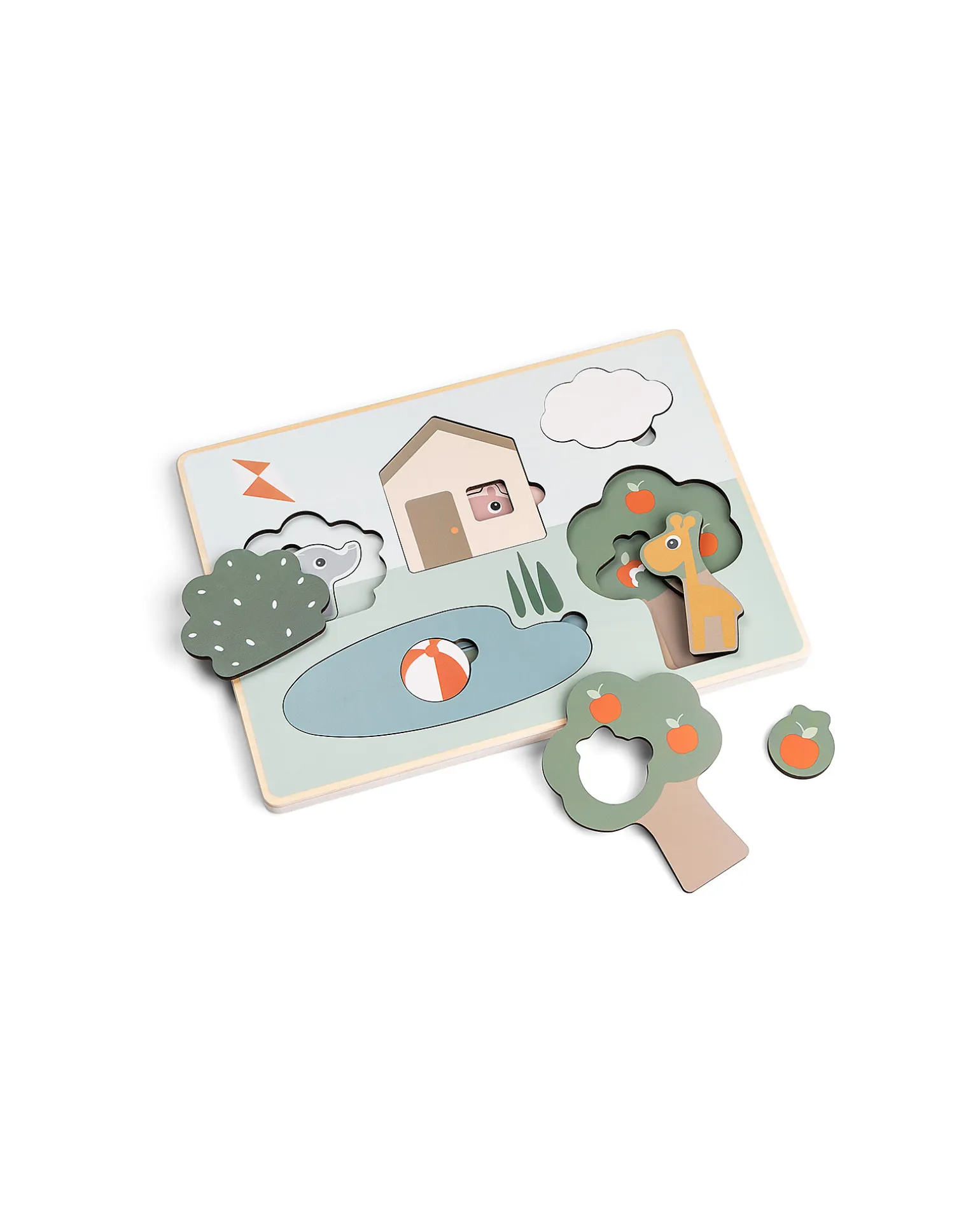Gioco a Incastro Deer Friends - Legno - 18M+