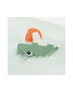 Gioco da Bagno Croco - Verde - Silicone