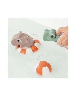 Gioco da Bagno Croco - Verde - Silicone